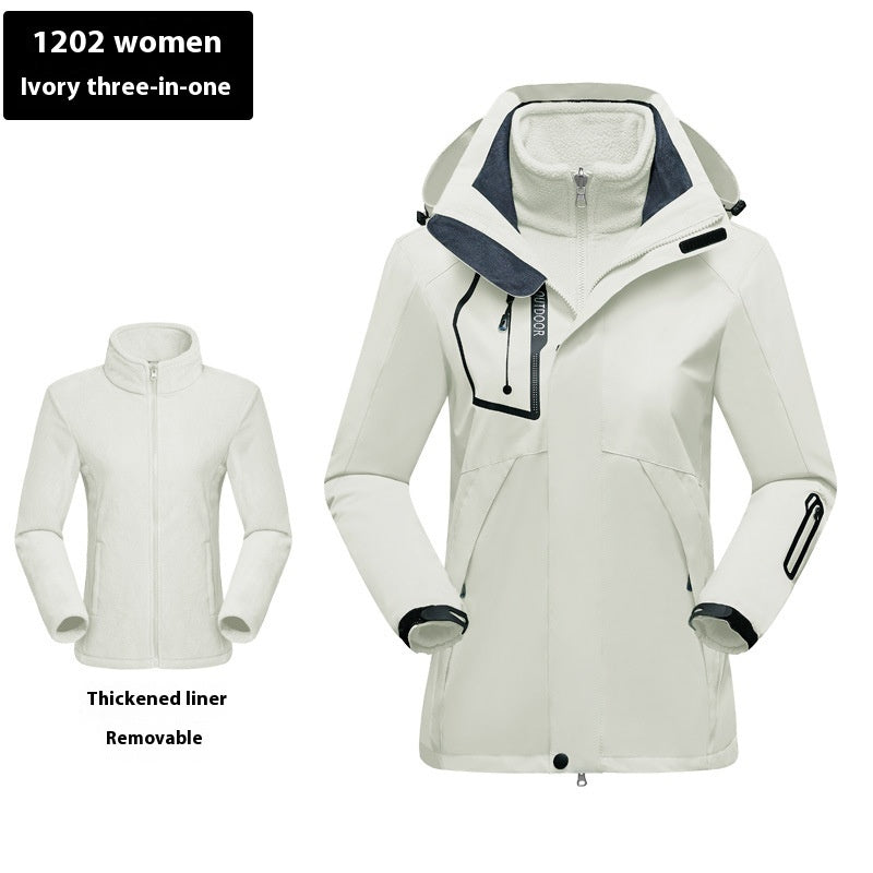 Outdoor Windproof Warm Shell Jacket - WOMONA.COM