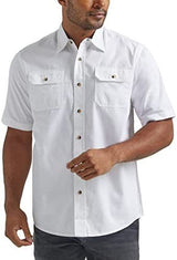 Fashion Men's Business Shirt Short Sleeve