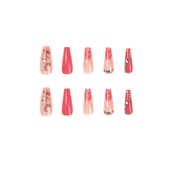 Women's Fashion Finished Product Fake Nails - WOMONA.COM