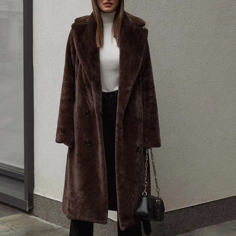 Autumn And Winter Thickening Mink Velvet Coat Women - WOMONA.COM