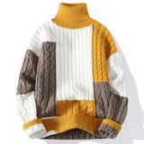 Couple Wear Turtleneck Pullover Thick Sweater - WOMONA.COM