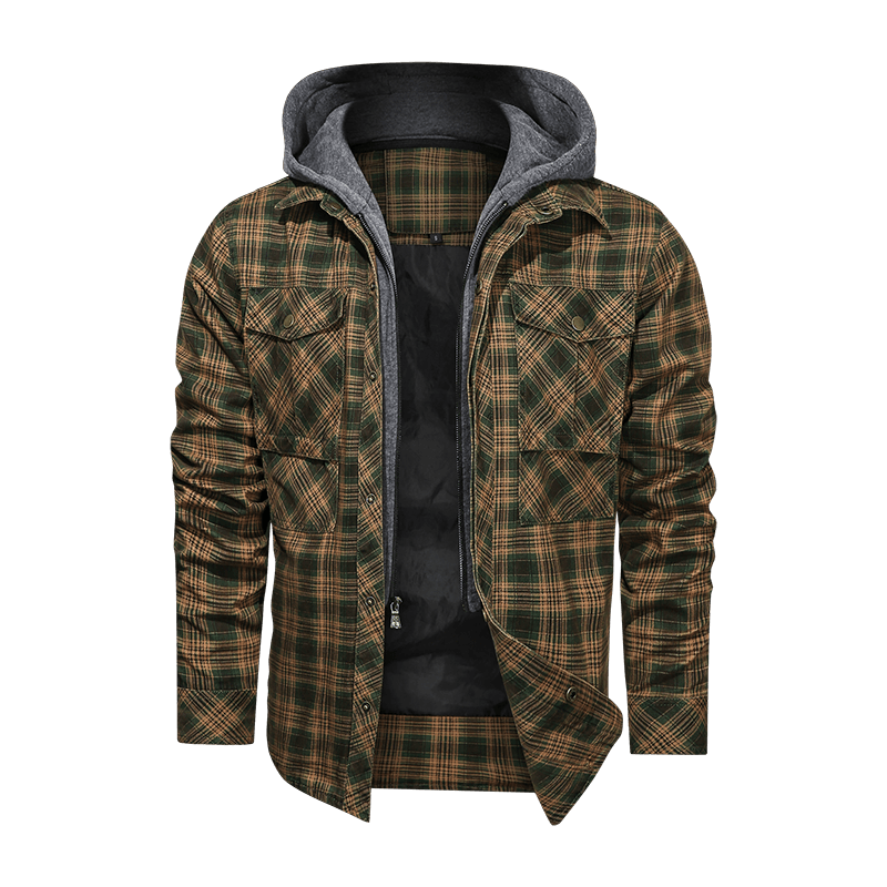 Regular Fit Fleece Detachable Hoodies Jackets - WOMONA.COM