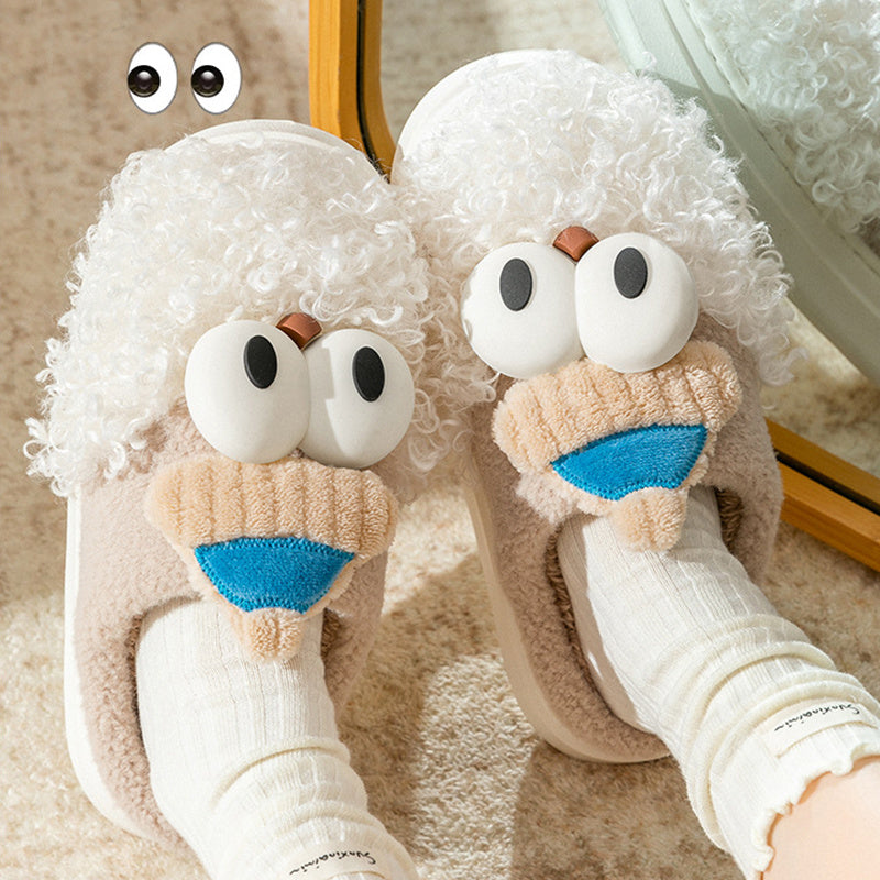 Cartoon Bearded Santa Claus Slippers Home