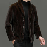 Padded Coat Fur Integrated Double-sided Top