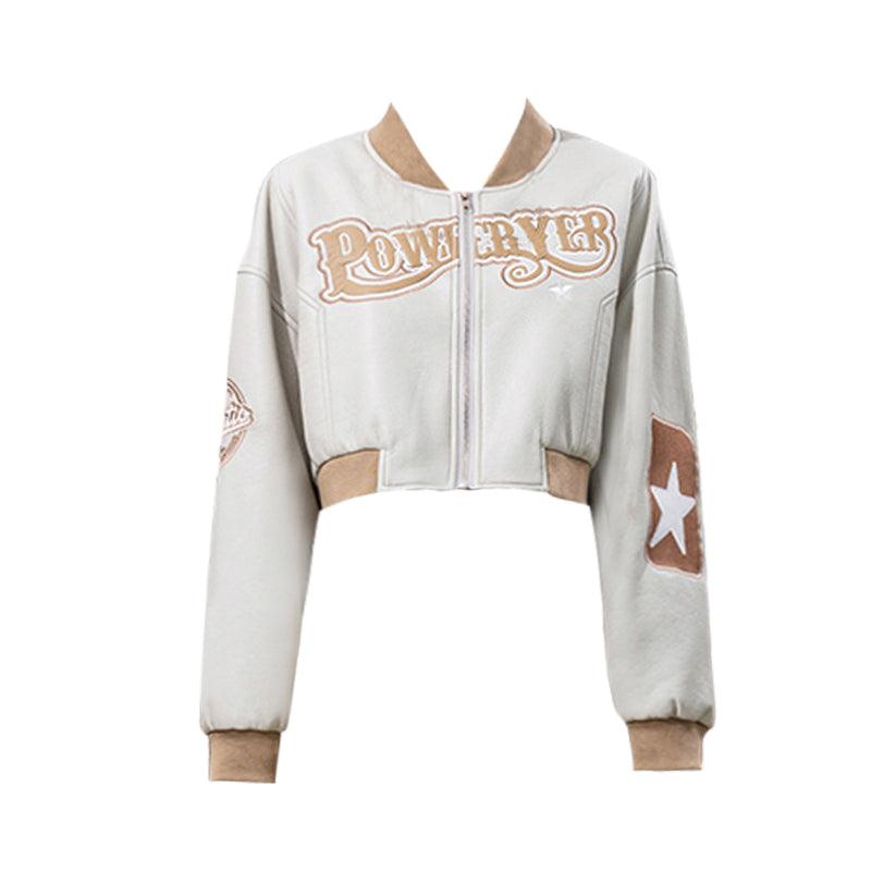 Niche Leather Jacket Hot Girl Top - WOMONA.COM