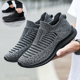 Mesh Sneakers For Men Non-slip Walking Running Shoes - WOMONA.COM