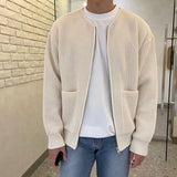 Fashion Trendy Ins Trendy Knitted Cardigan Men's Sweater - WOMONA.COM