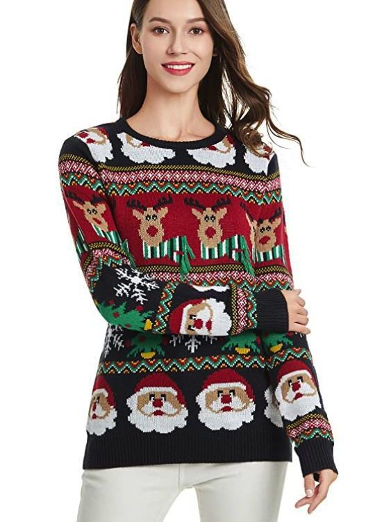 Winter Loose Women's Christmas Sweaters - WOMONA.COM