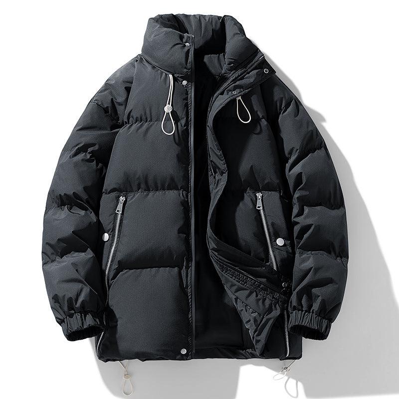 Plus Size Thickened Cotton-padded Coat For Men - WOMONA.COM