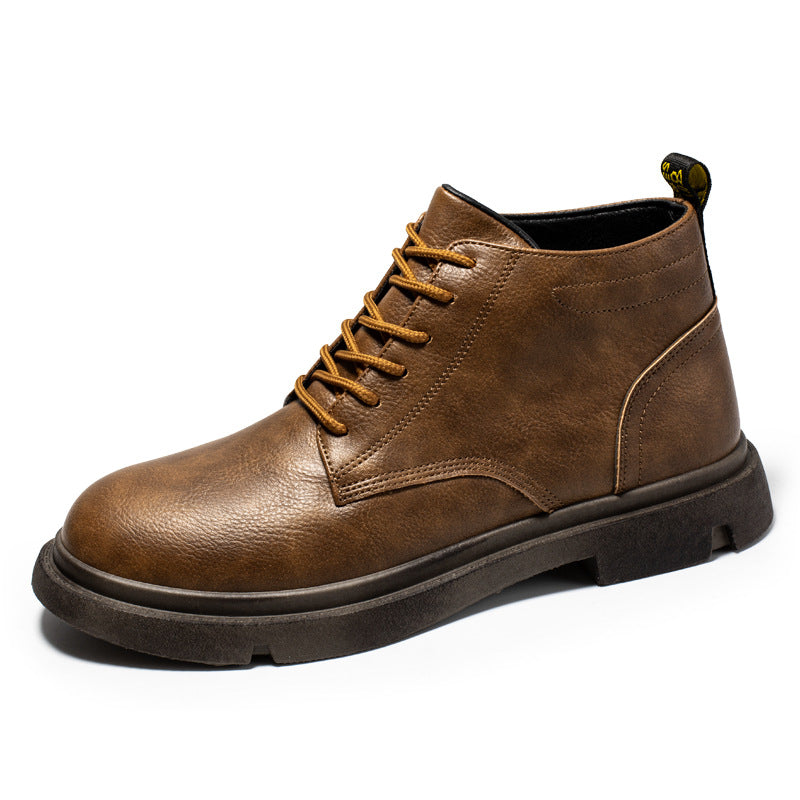 Casual Sports Shoes Plus Cashmere Martin Boots Men - WOMONA.COM