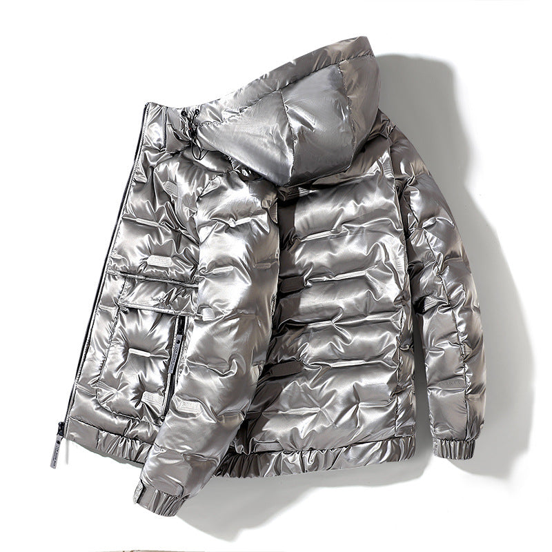 Men's hooded parka windbreaker