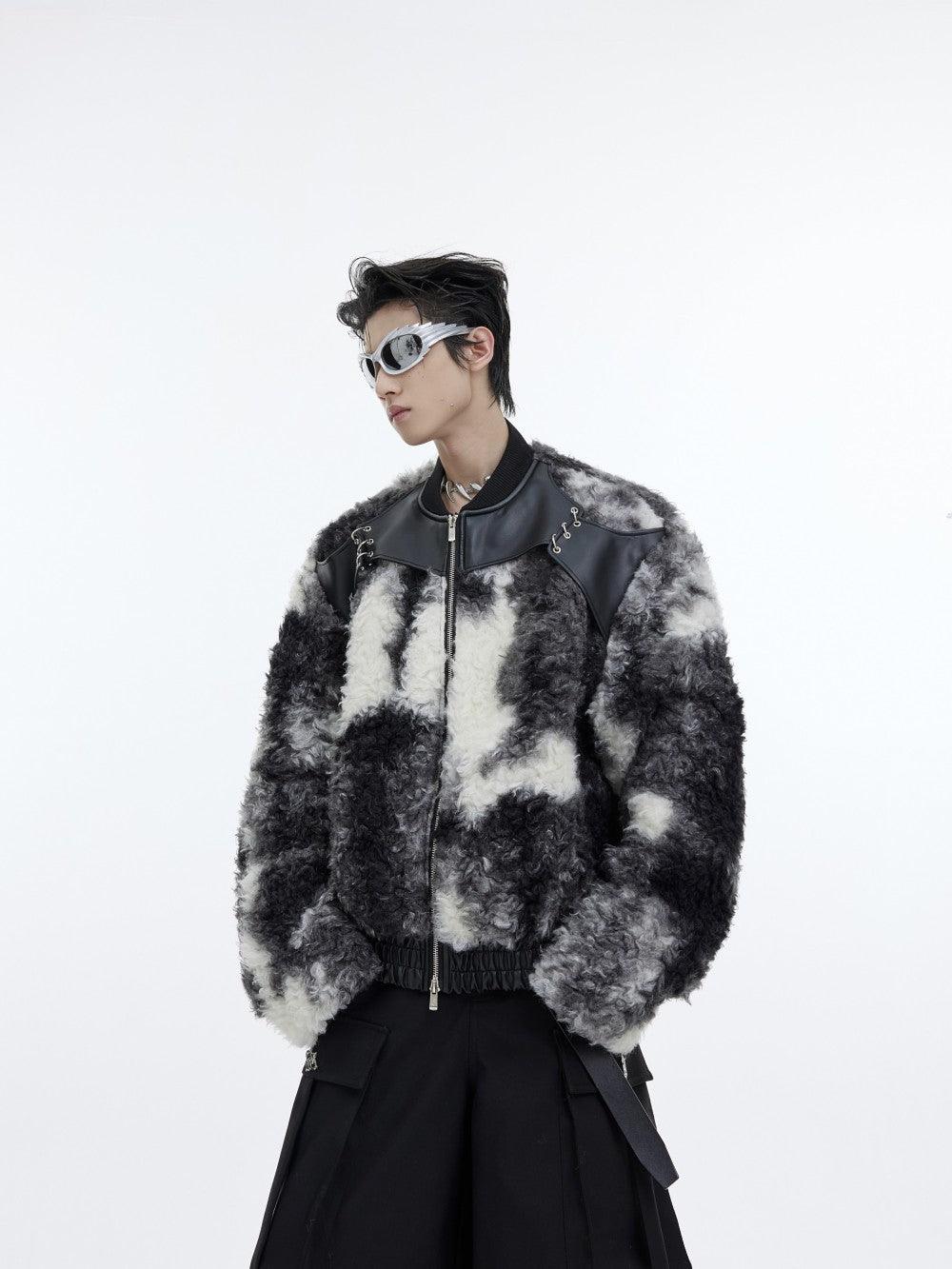 Lamb Cashmere Short Jacket - WOMONA.COM