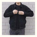 Spring And Autumn Thin Denim Jacket Men Black - WOMONA.COM