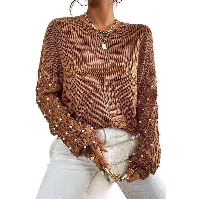 Warm Keeping Knitted Pullover For Women - WOMONA.COM