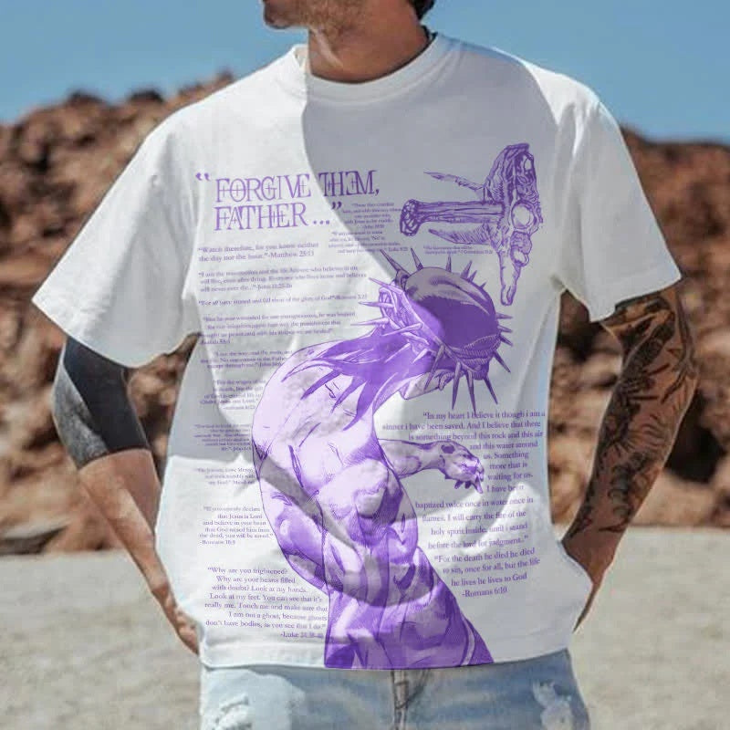 Camiseta estampada de verano para hombre y mujer