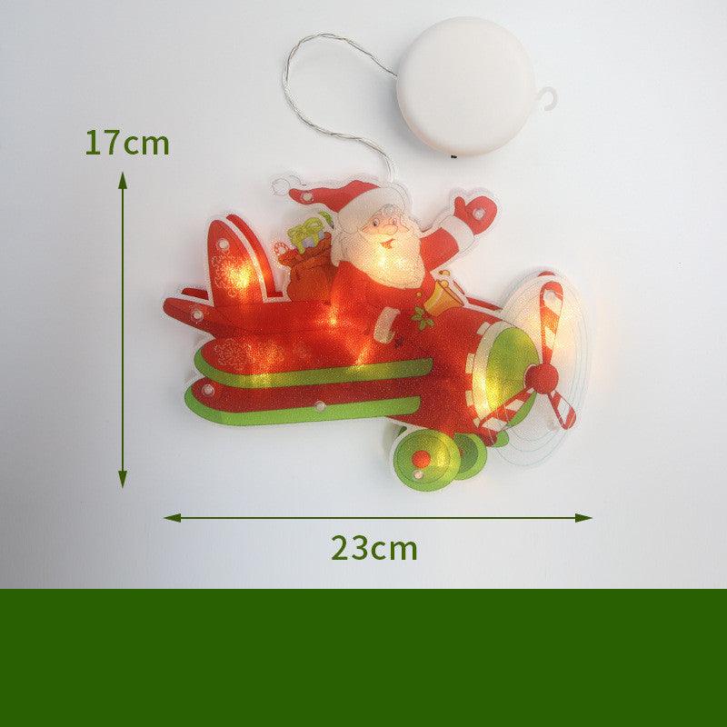 Christmas Decoration Lights Santa Snowman Elk - WOMONA.COM
