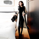 Temperament Mid-length Woolen Coat