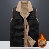 Winter Plus Size Loose Thickening Keep Warm Vest - WOMONA.COM