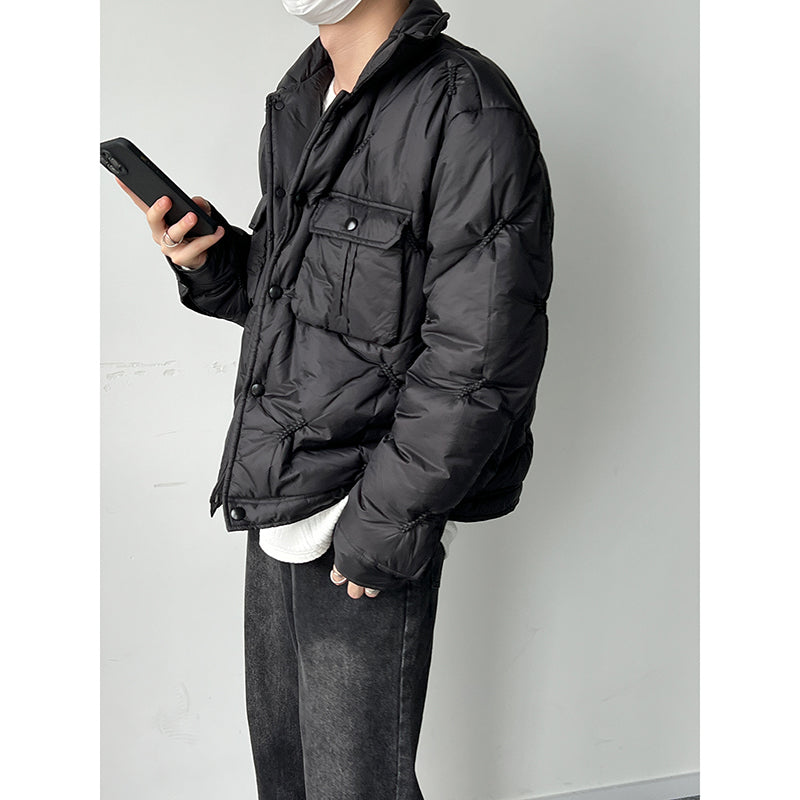 Small Fragrant Wind Cotton-padded Jacket - WOMONA.COM