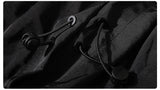 Hooded Trench Coat, Dark Black Function, Two Coats For Men - WOMONA.COM