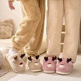 Cartoon Cotton Slippers Inner Velvet