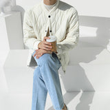 Men's Autumn Thickened Baseball Collar Cotton Jacket - WOMONA.COM