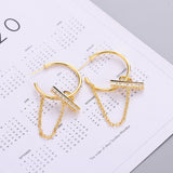 Fashion Trend Earrings Hot Alloy Circle - WOMONA.COM