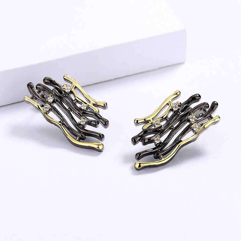 Geometric Retro Hollow Earrings - WOMONA.COM