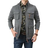 Chaqueta cortavientos de ocio para hombre, ropa de trabajo de moda