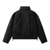 Men's Solid Color Bread Cotton-padded Jacket - WOMONA.COM