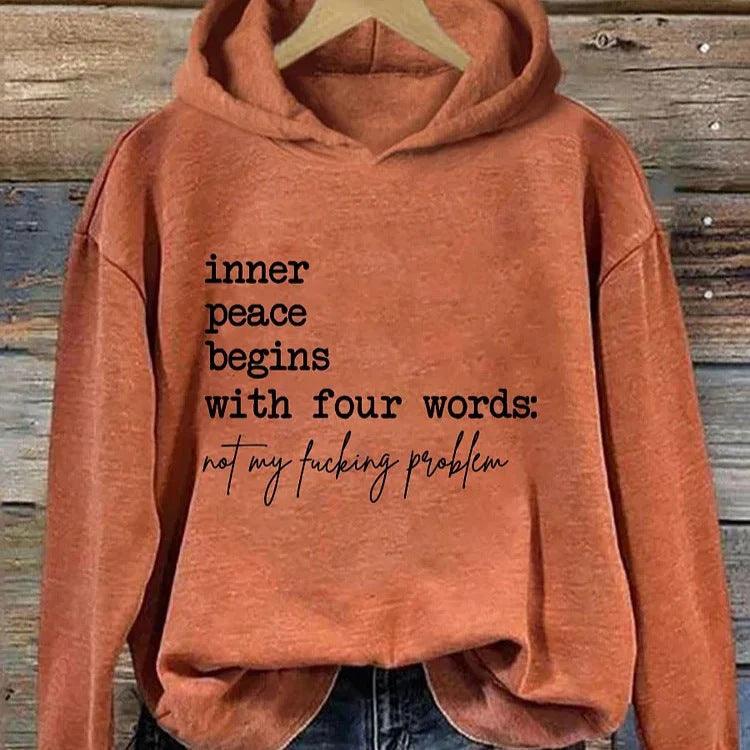 Inner Peace Begins With Four Words - WOMONA.COM
