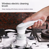 Electric Cleaning Brush 4 In 1 Spinning Scrubber Handheld Electric Cordless