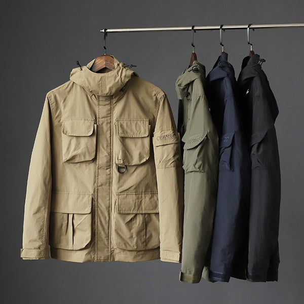 Jacket Men Windproof And Waterproof Multi Pockets - WOMONA.COM