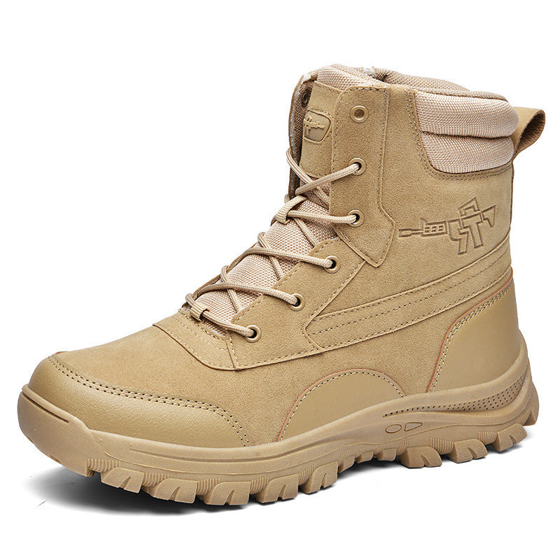 Botas de combate antideslizantes para exteriores para hombre