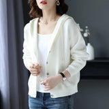 Long Sleeve Single-breasted Sweaters Clothes - WOMONA.COM