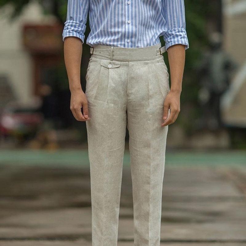 High Waist Slimming Trousers Pencil Pants - WOMONA.COM