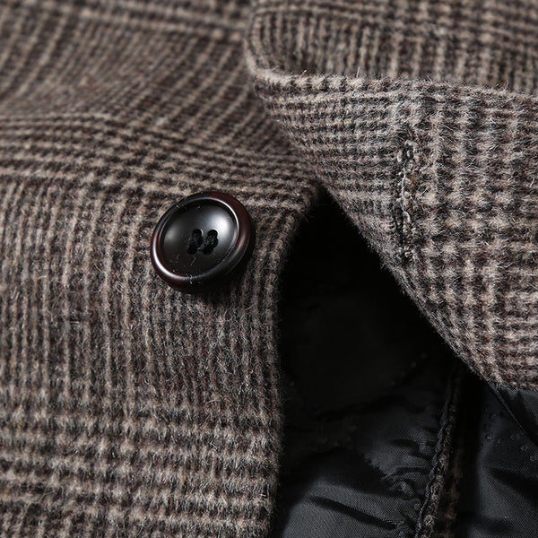 Heavy woollen overcoat