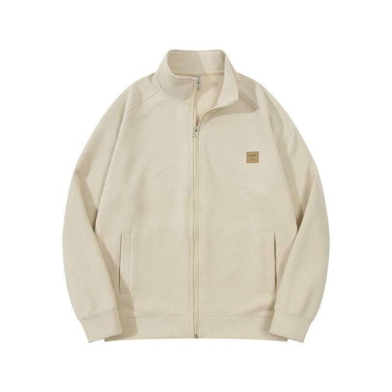 Men's Clothing New Waffle Hooded Sweater - WOMONA.COM