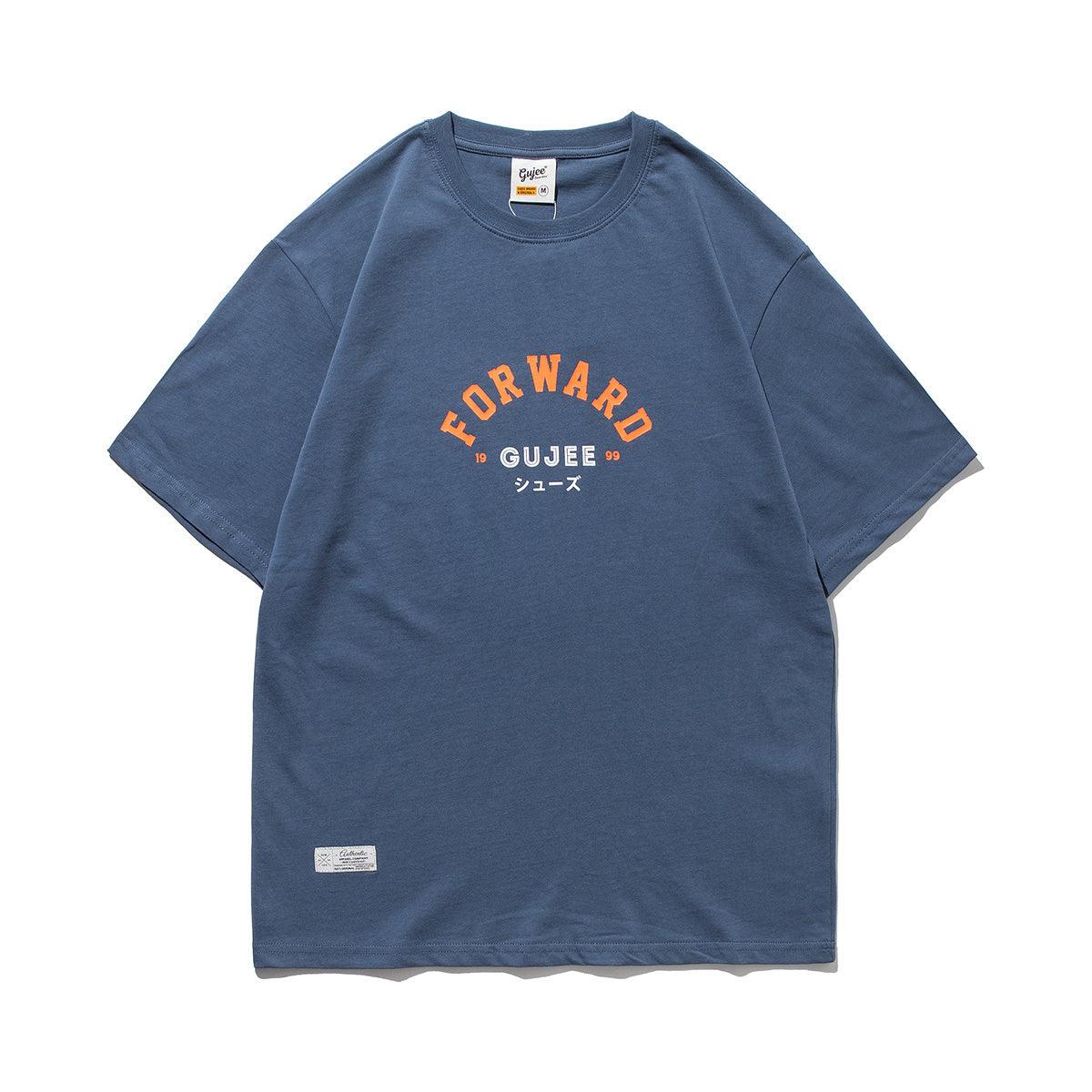 Summer Japanese Round Neck Short Sleeve T-shirt Men''s - WOMONA.COM