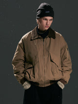 Maillard Lapel Cotton Warm Cotton Coat