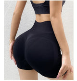 Fitness Yoga Shorts Pants Butt Lifting Seamless Leggings - WOMONA.COM