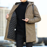 Men's thick hooded casual jacket