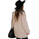 Woolen Yarn Autumn Winter Coat For Women - WOMONA.COM