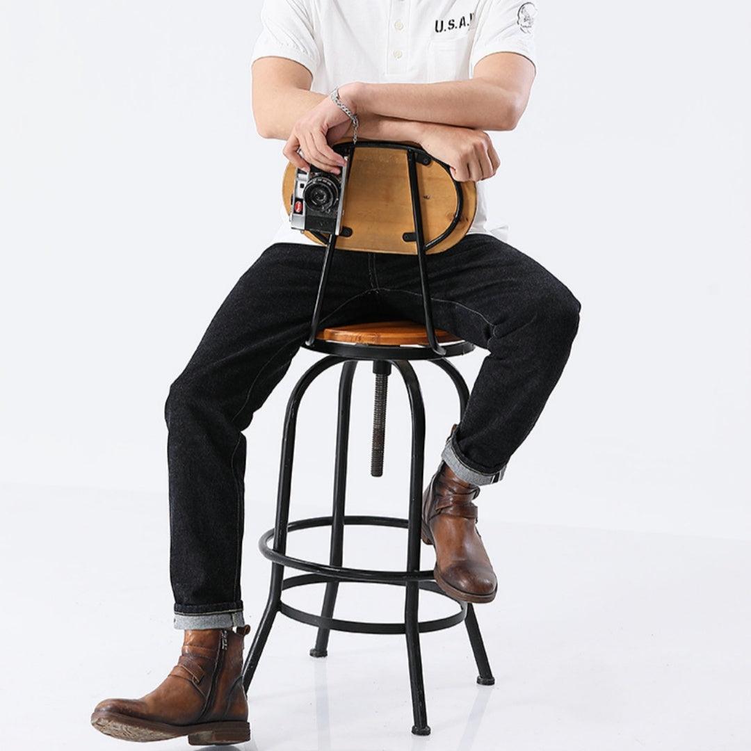 Men's Heavy Selvedge Slim Tapered Jeans