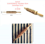 Rolling Pin Christmas Embossing - WOMONA.COM