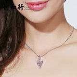 Silver Necklace Pendant fashion necklace - WOMONA.COM