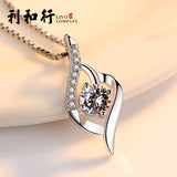 Silver Necklace Pendant fashion necklace - WOMONA.COM