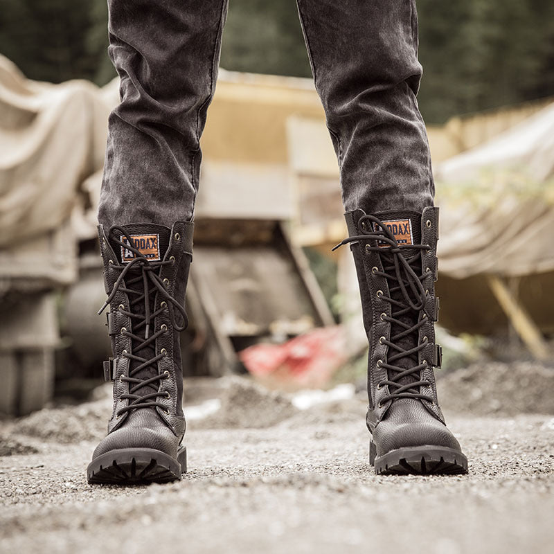 Hohe Stiefel für Herren im Freien Militärstiefel