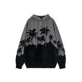 Coconut Hooded Sweater Loose Design - WOMONA.COM