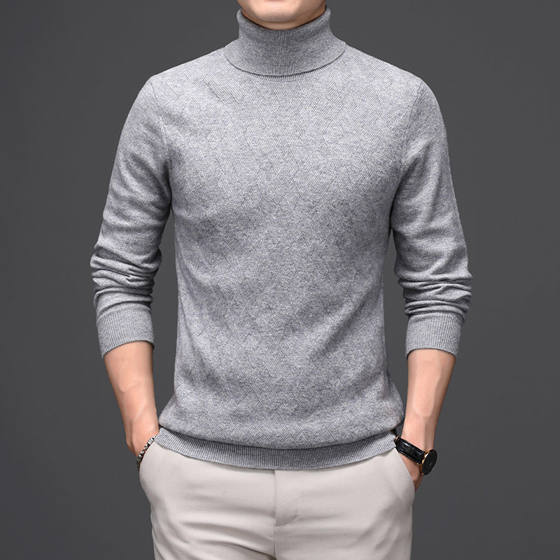 Men's thick woolen sweater for autumn and winter